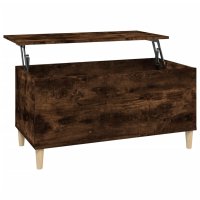 vidaXL Couchtisch Räuchereiche 90x44,5x45 cm...