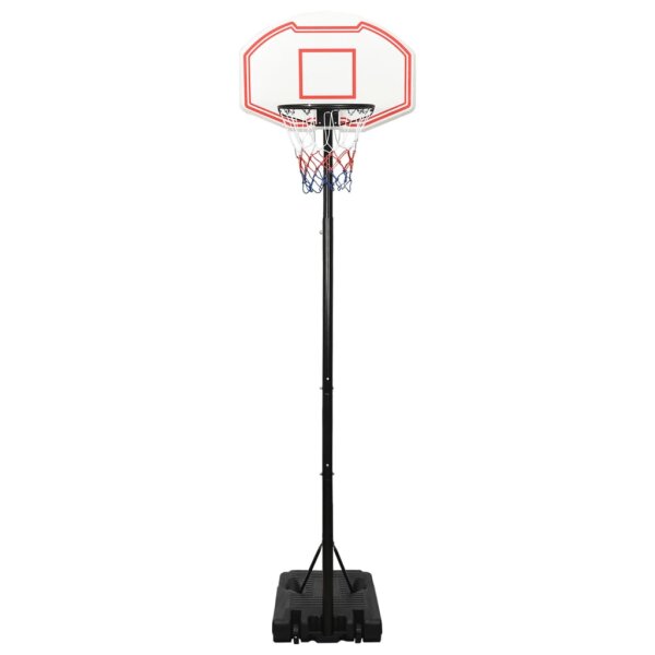 vidaXL Basketballst&auml;nder Wei&szlig; 282-352 cm Polyethylen