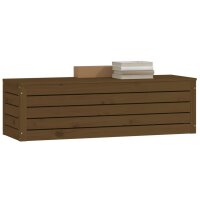 vidaXL Truhe Honigbraun 109x36,5x33 cm Massivholz Kiefer