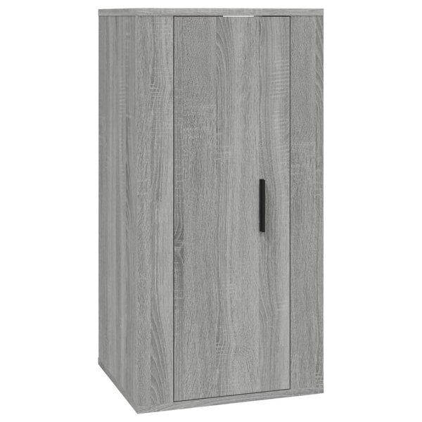 vidaXL TV-Wandschrank Grau Sonoma 40x34,5x80 cm