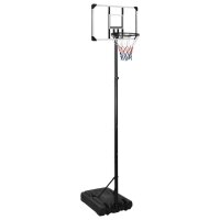 WOWONA Basketballständer Transparent 280-350 cm...