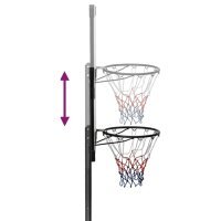 WOWONA Basketballst&auml;nder Transparent 280-350 cm Polycarbonat