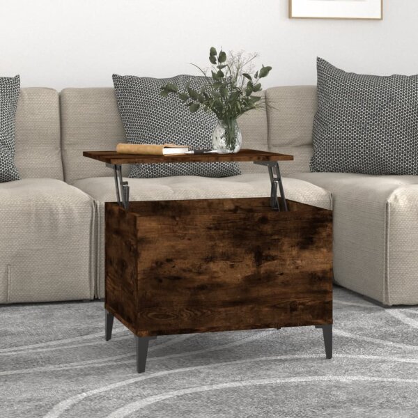 vidaXL Couchtisch R&auml;uchereiche 60x44,5x45 cm Holzwerkstoff