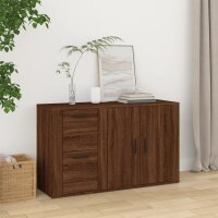 vidaXL Sideboard Braun Eichen-Optik 100x33x59,5 cm...