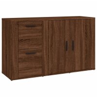 vidaXL Sideboard Braun Eichen-Optik 100x33x59,5 cm Holzwerkstoff