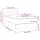 vidaXL Boxspringbett mit Matratze Rosa 90x200 cm Samt