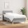 vidaXL Boxspringbett mit Matratze Hellgrau 90x190 cm Stoff