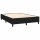 vidaXL Boxspringbett mit Matratze &amp; LED Schwarz 140x190 cm Stoff