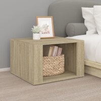 vidaXL Nachttisch Sonoma-Eiche 57x55x36 cm Holzwerkstoff