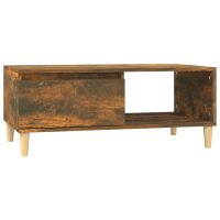 vidaXL Couchtisch R&auml;uchereiche 90x50x36,5 cm Holzwerkstoff