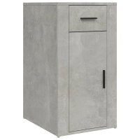 vidaXL B&uuml;roschrank Betongrau 40x49x75 cm Holzwerkstoff