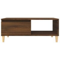 vidaXL Couchtisch Braun Eichen-Optik 90x50x36,5 cm Holzwerkstoff