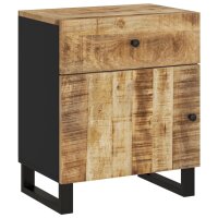 vidaXL Nachttisch 50x33x60 cm Massivholz Mango &amp; Holzwerkstoff