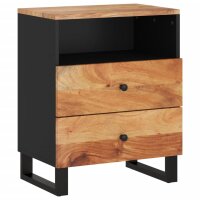 vidaXL Nachttisch 50x33x62 cm Massivholz Akazie &...
