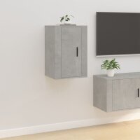 vidaXL TV-Wandschrank Betongrau 40x34,5x60 cm