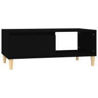 vidaXL Couchtisch Schwarz 90x50x36,5 cm Holzwerkstoff