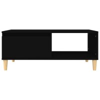 vidaXL Couchtisch Schwarz 90x50x36,5 cm Holzwerkstoff