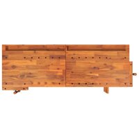 vidaXL Werkbank mit Schubladen Schraubst&ouml;cken 192x62x83 cm Akazienholz