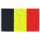 vidaXL Flagge Belgiens mit Mast 5,55 m Aluminium