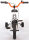 Volare Rocky 12 Zoll 21,5 cm Jungen R&uuml;cktrittbremse Silber/Orange
