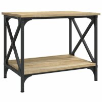 vidaXL Beistelltisch Sonoma-Eiche 55x38x45 cm Holzwerkstoff