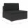 vidaXL 6-tlg. Garten-Lounge-Set mit Kissen Poly Rattan Schwarz