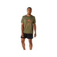 Herren Kurzarm-T-Shirt Asics FUJITRAIL gr&uuml;n