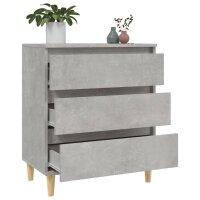 vidaXL Sideboard Betongrau 60x35x70 cm Holzwerkstoff