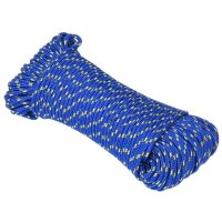 vidaXL Bootsseil Blau 5 mm 50 m Polypropylen