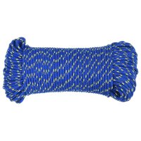 vidaXL Bootsseil Blau 5 mm 50 m Polypropylen