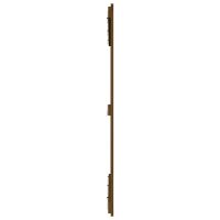 vidaXL Wand-Kopfteil Honigbraun 127,5x3x110 cm Massivholz Kiefer