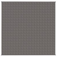 vidaXL Gewichtsdecke Grau 200x200 cm 13 kg Stoff