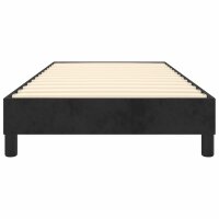 vidaXL Boxspringbett Schwarz 90x190 cm Samt