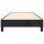 vidaXL Boxspringbett Schwarz 90x190 cm Samt