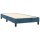 WOWONA Boxspringbett mit Matratze Dunkelblau 80x200 cm Samt