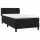 vidaXL Boxspringbett mit Matratze Schwarz 80x200 cm Samt