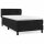 vidaXL Boxspringbett mit Matratze Schwarz 90x190 cm Samt