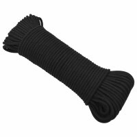 vidaXL Bootsseil Schwarz 4 mm 500 m Polypropylen