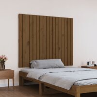 vidaXL Wand-Kopfteil Honigbraun 108x3x90 cm Massivholz Kiefer