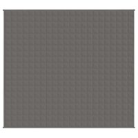 vidaXL Gewichtsdecke Grau 200x220 cm 9 kg Stoff