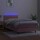 vidaXL Boxspringbett mit Matratze &amp; LED Rosa 80x200 cm Samt