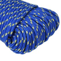 vidaXL Bootsseil Blau 3 mm 250 m Polypropylen