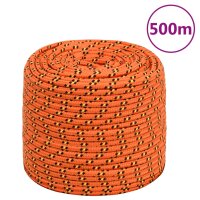 vidaXL Bootsseil Orange 8 mm 500 m Polypropylen