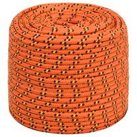 vidaXL Bootsseil Orange 8 mm 500 m Polypropylen