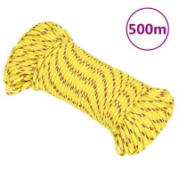 vidaXL Bootsseil Gelb 3 mm 500 m Polypropylen