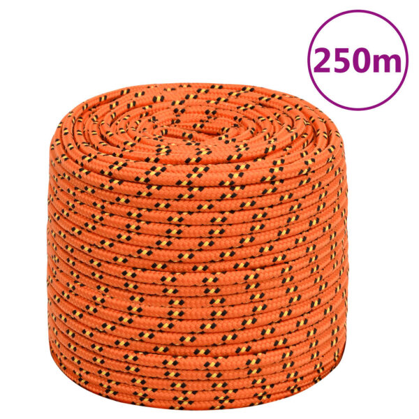 WOWONA Bootsseil Orange 8 mm 250 m Polypropylen