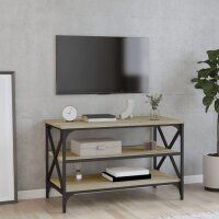 vidaXL TV-Schrank Sonoma-Eiche 80x40x50 cm Holzwerkstoff