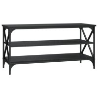 vidaXL TV-Schrank Schwarz 100x40x50 cm Holzwerkstoff