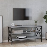 vidaXL TV-Schrank Grau Sonoma 100x40x50 cm Holzwerkstoff