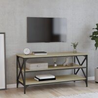 vidaXL TV-Schrank Sonoma-Eiche 100x40x50 cm Holzwerkstoff